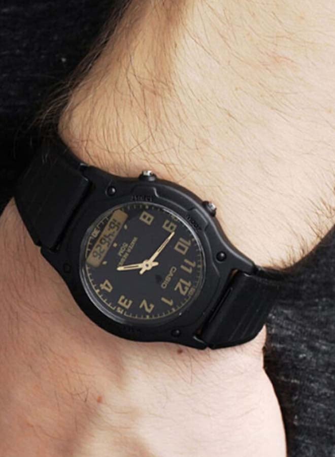 CASIO - Men's Analog & Digital Quartz Watch AW-49H-1BVEF - 39 mm - Black - Image 1