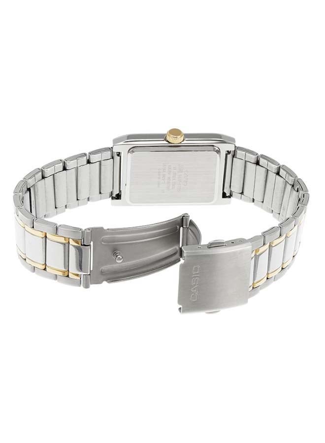 Men's Enticer Analog Watch MTP1235SG-7A - 28 mm - Silver/Gold