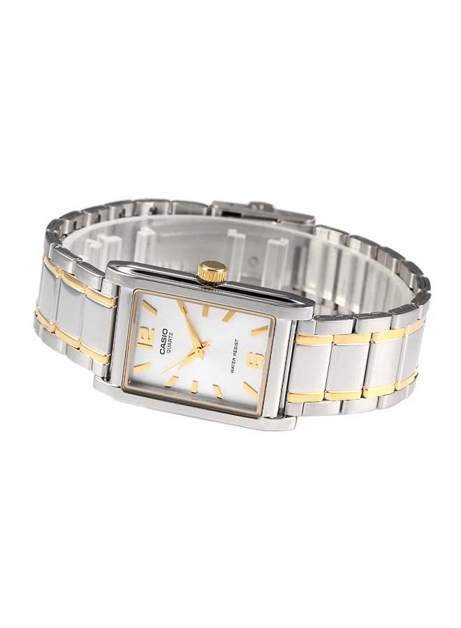 Men's Enticer Analog Watch MTP1235SG-7A - 28 mm - Silver/Gold