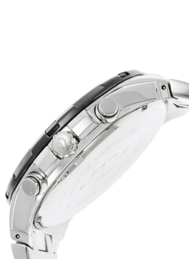 CASIO Men's Stainless Steel Chronograph Wrist Watch EF-539D-1AV - 49 mm - Silver - Image 4