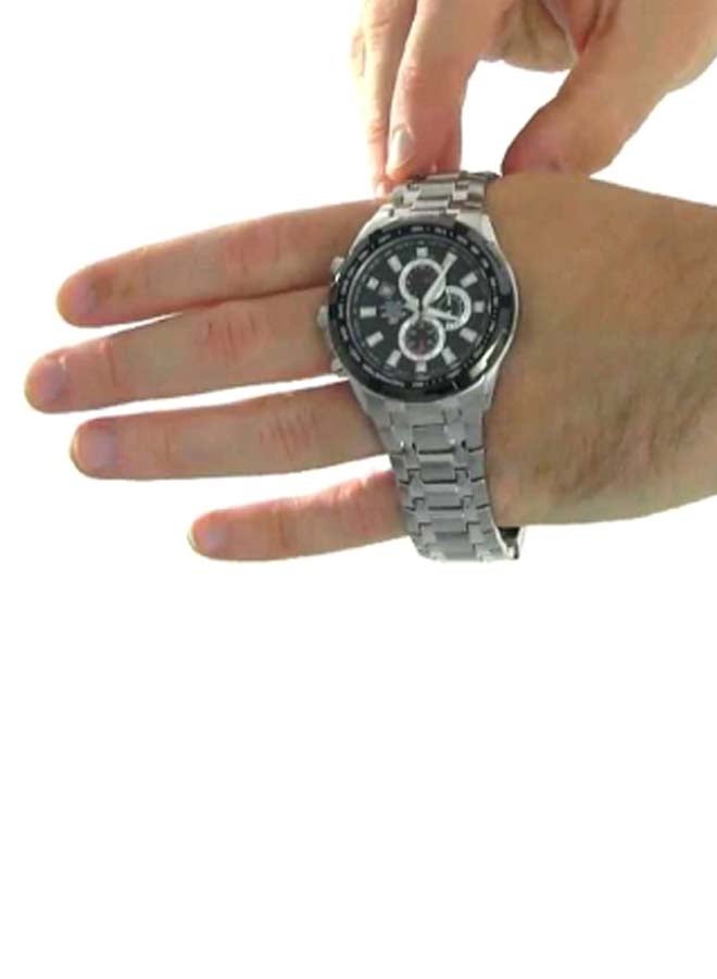 CASIO Men's Stainless Steel Chronograph Wrist Watch EF-539D-1AV - 49 mm - Silver - Image 5