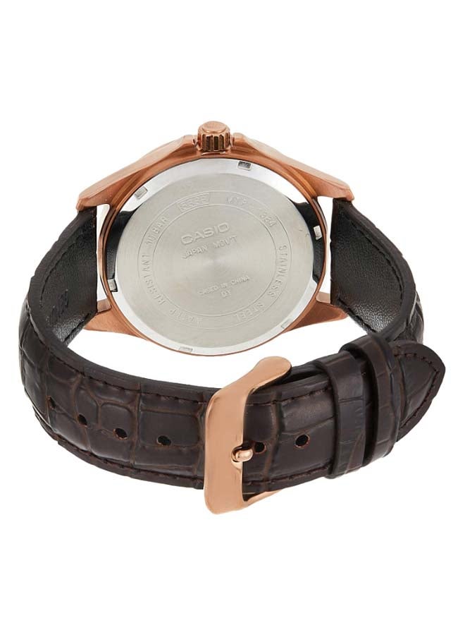 CASIO Men's Water Resistant Analog Watch MTP-1384L-1A - 41 mm - Brown - Image 5