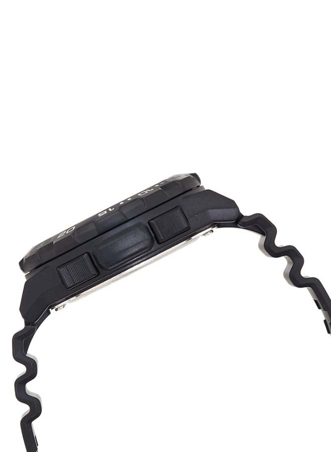 CASIO Men's Rubber Analog & Digital Wrist Watch AEQ-100W-1AVDF - 48 mm - Black - Image 4