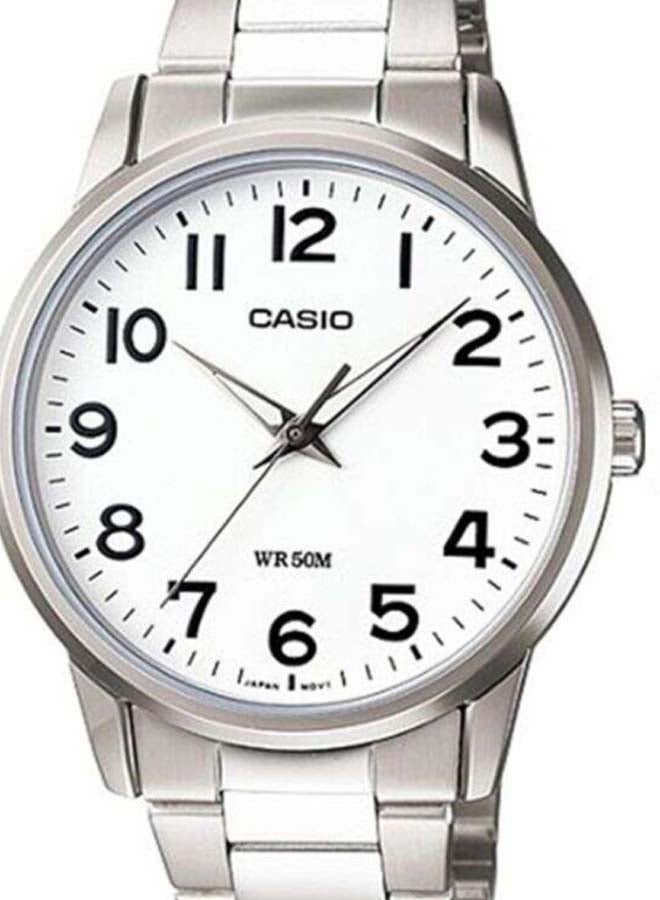 CASIO Men's Water Resistant Analog Watch MTP -1303D-7B - 47 mm - Silver - Image 4