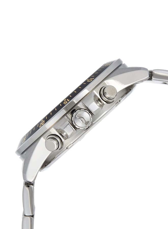 كاسيو ساعة يد إديفيس كرونوغراف طراز EFV-540D-1A9VUDF - قياس 44 مم - لون فضي للرجال - Image 3