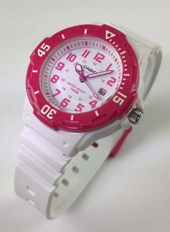 CASIO Women's Resin BAnd Analog Watch LRW-200H-4BDF - 34 mm - White - Image 3