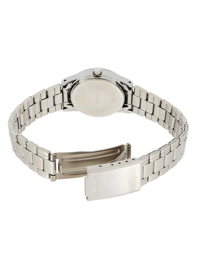 CASIO Women's Stainless Steel Analog Watch LTP-V001D-1BDF - 25 mm - Silver - Image 3