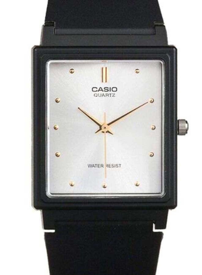 كاسيو ساعة يد بعقارب وسوار من الراتينج طراز MQ-38-9AVDF - 27 مم - أسود للرجال - Image 3