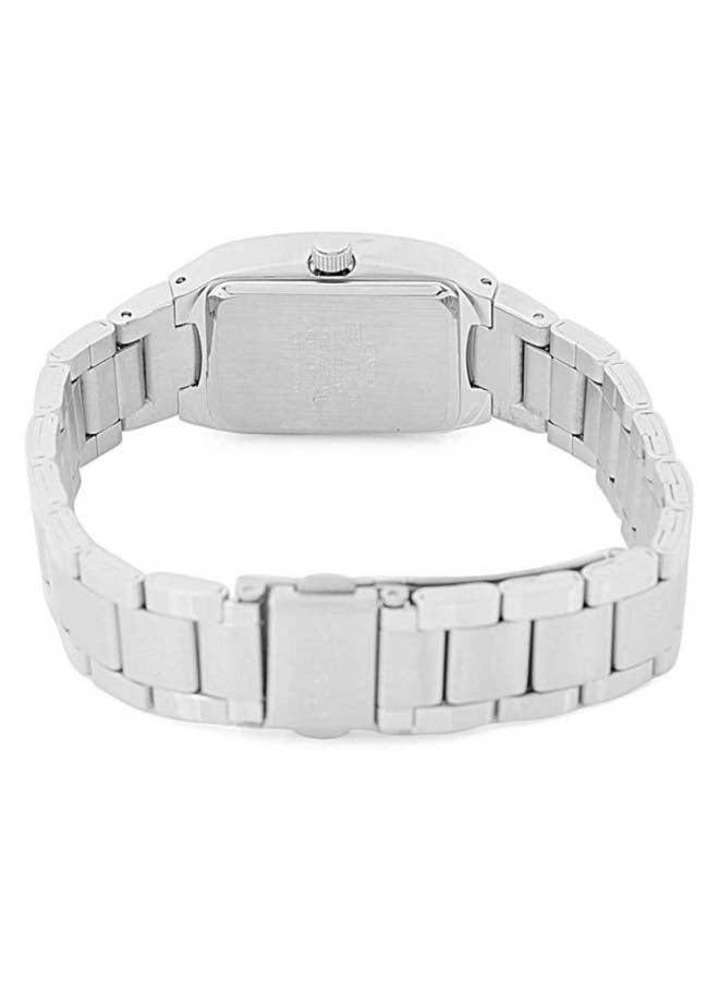 كاسيو ساعة يد بعقارب وسوار من الإستانلس ستيل طراز LTP-1165A-7C2DF - 21 مم - فضي للنساء - Image 3