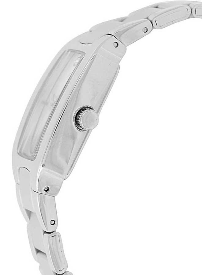 كاسيو ساعة يد بعقارب وسوار من الإستانلس ستيل طراز LTP-1165A-7C2DF - 21 مم - فضي للنساء - Image 4