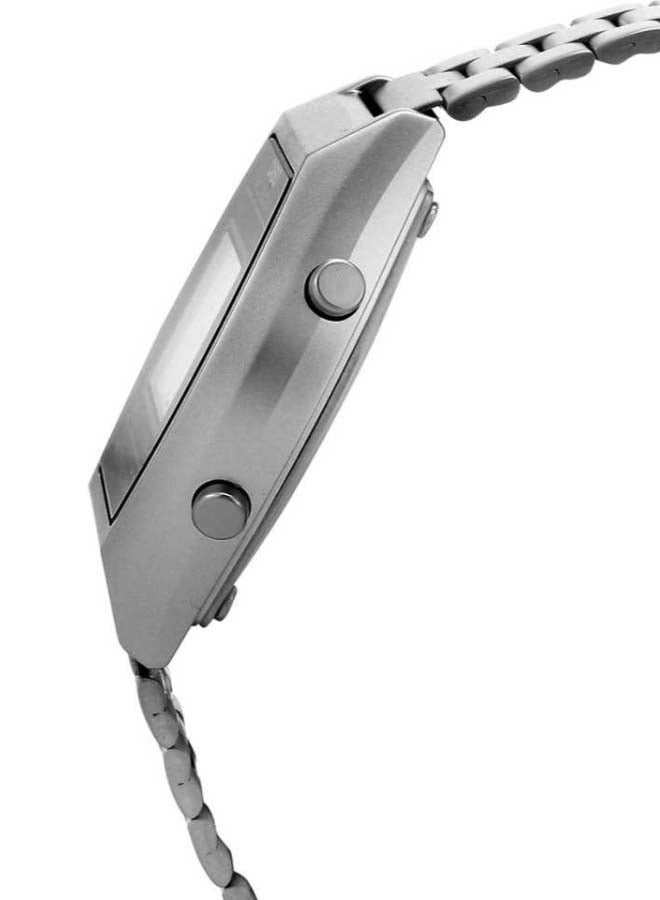 كاسيو ساعة يد رقمية بسوار من الإستانلس ستيل طراز B640WD-1AV - قياس 35 مم - لون فضي للنساء - Image 3