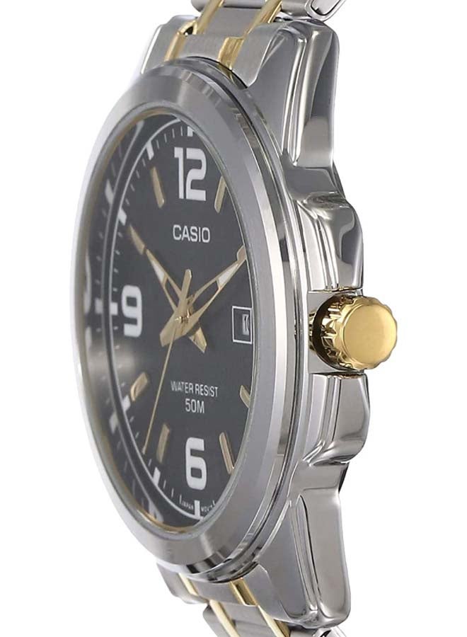 Men's Men's Enticer Analog Watch MTP-1314SG-1AV - 45 mm - Silver/Gold
