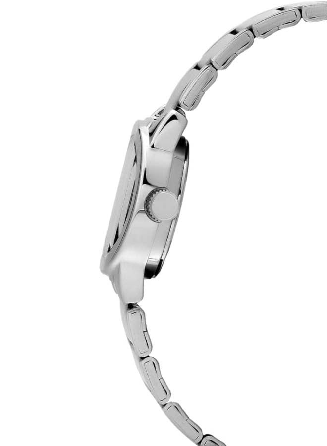 كاسيو ساعة يد بعقارب وسوار من الإستانلس ستيل طراز LTP1230D-7CDF - 24 مم - فضي للنساء - Image 4