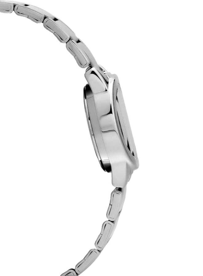 كاسيو ساعة يد بعقارب وسوار من الإستانلس ستيل طراز LTP1230D-7CDF - 24 مم - فضي للنساء - Image 5