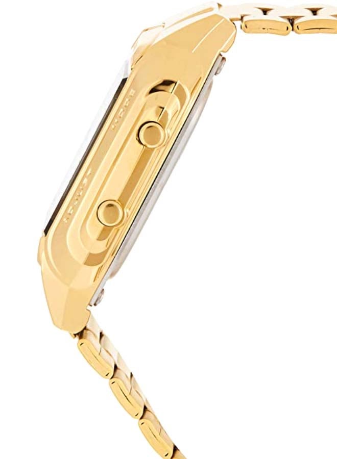 Men's Data Bank Digital Watch DB-360G-9ADF - 43 mm - Gold
