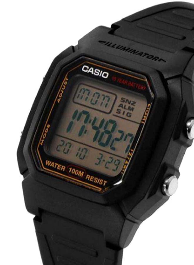 CASIO Men's Resin Digital Watch W-800HG-9AVEF - Image 4