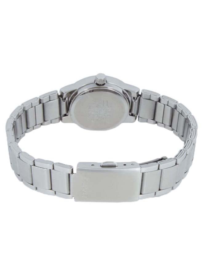 Women's Water Resistant Analog Watch Ltp-1230D-7CDF - 24 mm - Silver