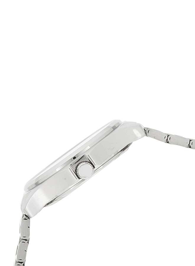 كاسيو ساعة يد بعقارب وسوار من الإستانلس ستيل طراز LTP-1183A-7A - قياس 29 مم - لون فضي للنساء - Image 4