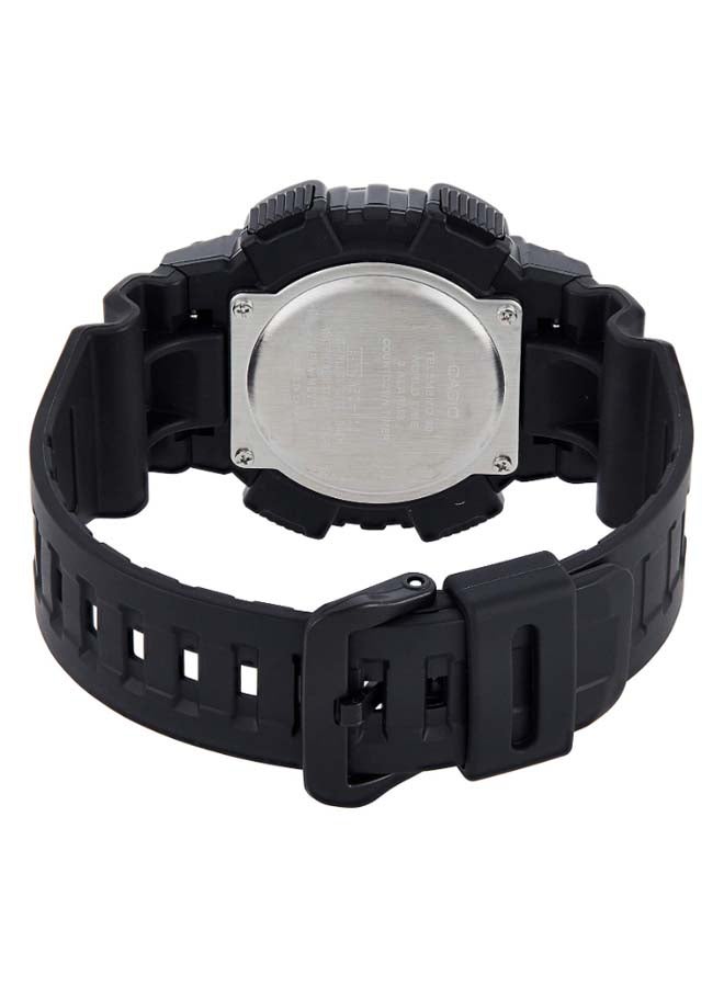 كاسيو ساعة يد شبابية بعقارب ورقمية طراز AEQ-110W-1BV - قياس 52 مم - لون أسود للرجال - Image 2