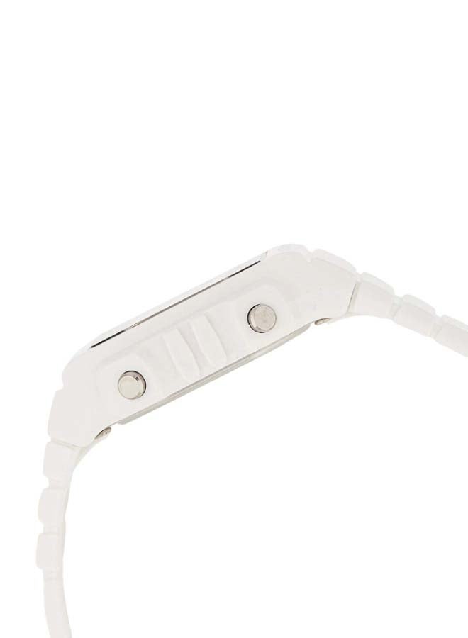 كاسيو ساعة يد كاباليرو رقمية مقاومة للماء طراز W-215H-7AVEF - مقاس 41 مم - لون أبيض - Image 3