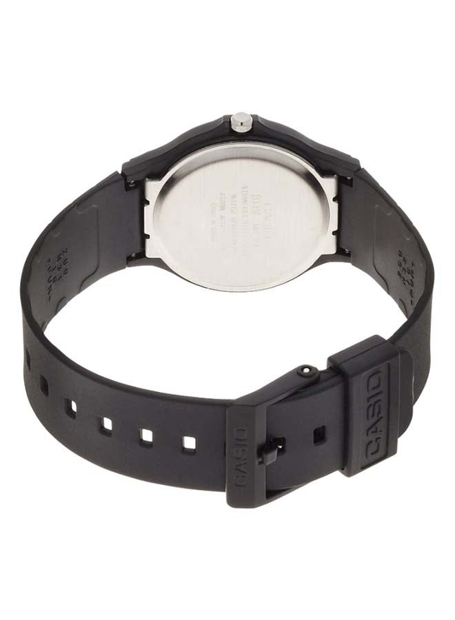 CASIO - Boys' Silicone Analog Wrist Watch MQ24-1B2 - 35 mm - Black - Image 1