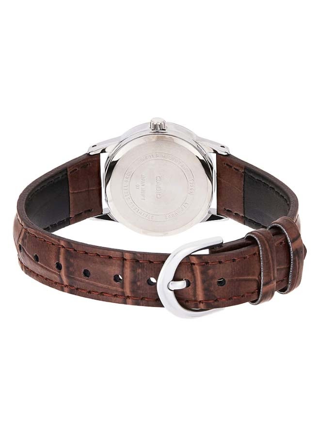 CASIO Women's Casual Analog Quartz Watch LTP-V002L-7B2UDF - 45 mm - Brown - Image 2