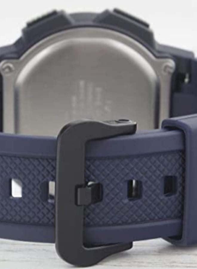 كاسيو ساعة يد رقمية مقاومة للماء طراز AE-1000W-2AVEF - مقاس 44 مم - لون أزرق للرجال - Image 3