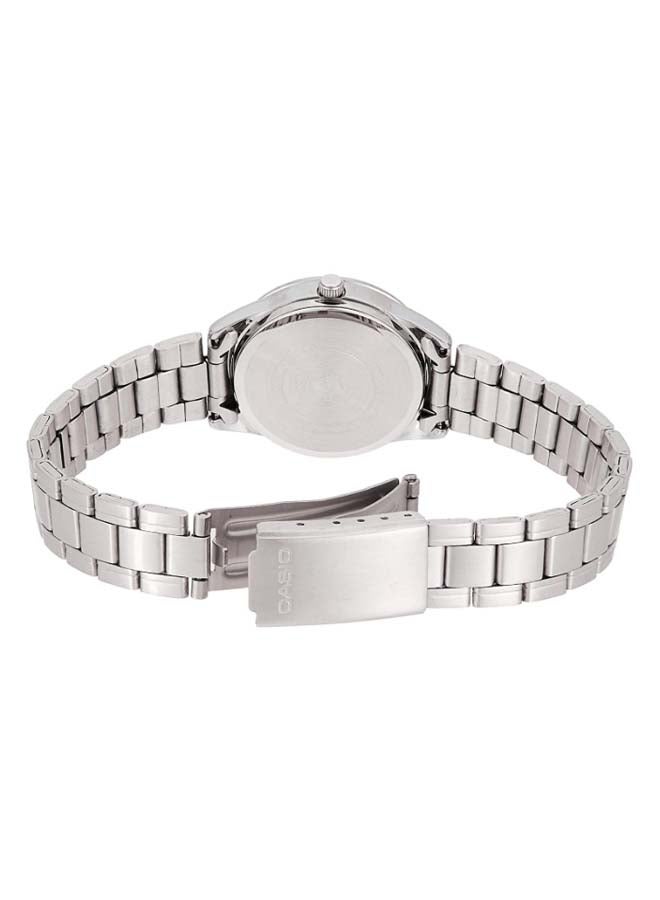 CASIO Women's LTP-V005D-2B Water Resistant Analog Watch - 28 mm - Silver - Image 2