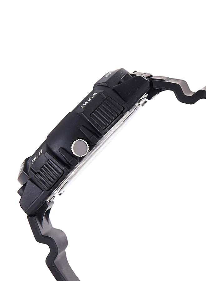 كاسيو ساعة يد كرونوغراف مقاومة للماء طراز MCW-200H-2AVEF - مقاس 54 مم - لون أسود للرجال - Image 4