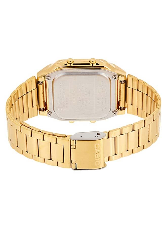 كاسيو ساعة يد رقمية طراز DB360G-9A - قياس 38 مم - لون ذهبي للرجال - Image 3
