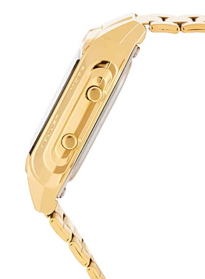 كاسيو ساعة يد رقمية طراز DB360G-9A - قياس 38 مم - لون ذهبي للرجال - Image 4