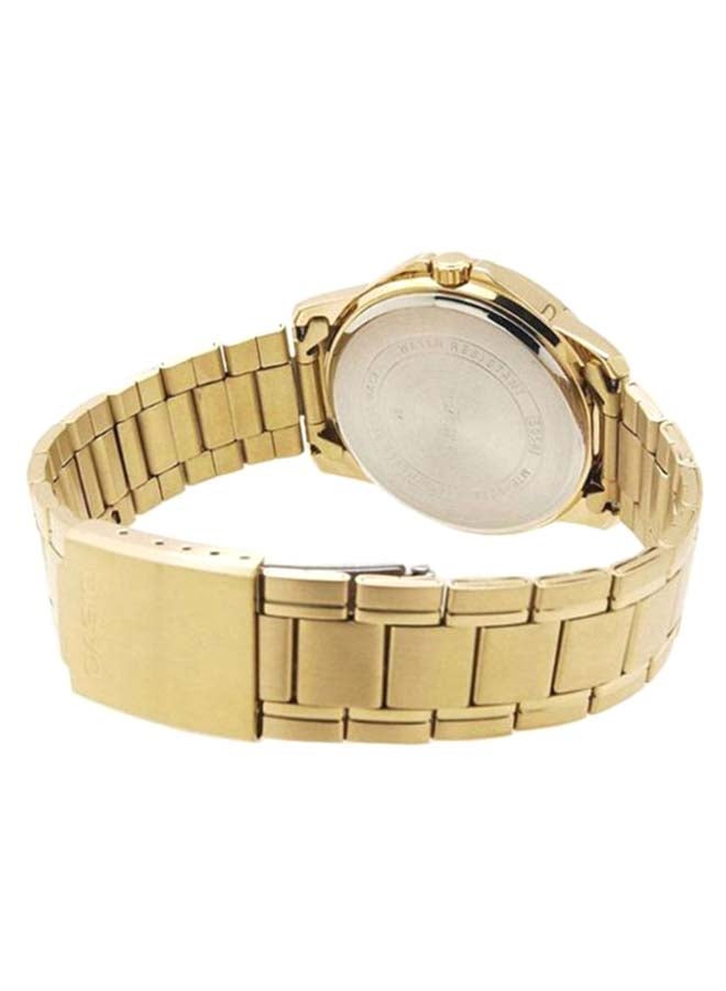 CASIO Men's Analog Wrist Watch MTP-V004G-7 - 42 mm - Gold - Image 3