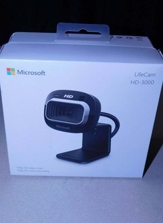 Microsoft - LifeCam HD-3000 Black - Image 1