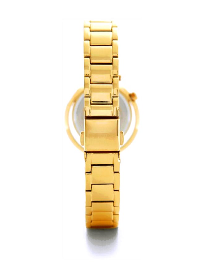 POLICE Women's Aranui Round Shape Stainless Steel Analog Wrist Watch 30 mm - Gold - P 15697LSG-D28M - Image 2