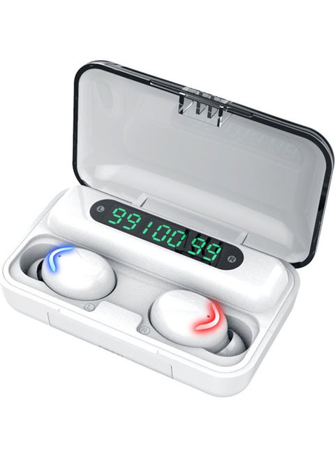 F9-5 Bluetooth In-Ear TWS Earbuds With Charging Case White/Black