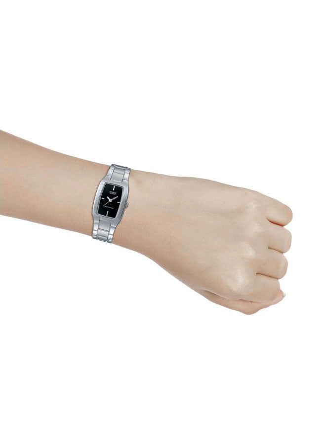 كاسيو ساعة يد بعقارب طراز LTP-1165A-1CDF - مقاس 33 مم - فضي للنساء - Image 5