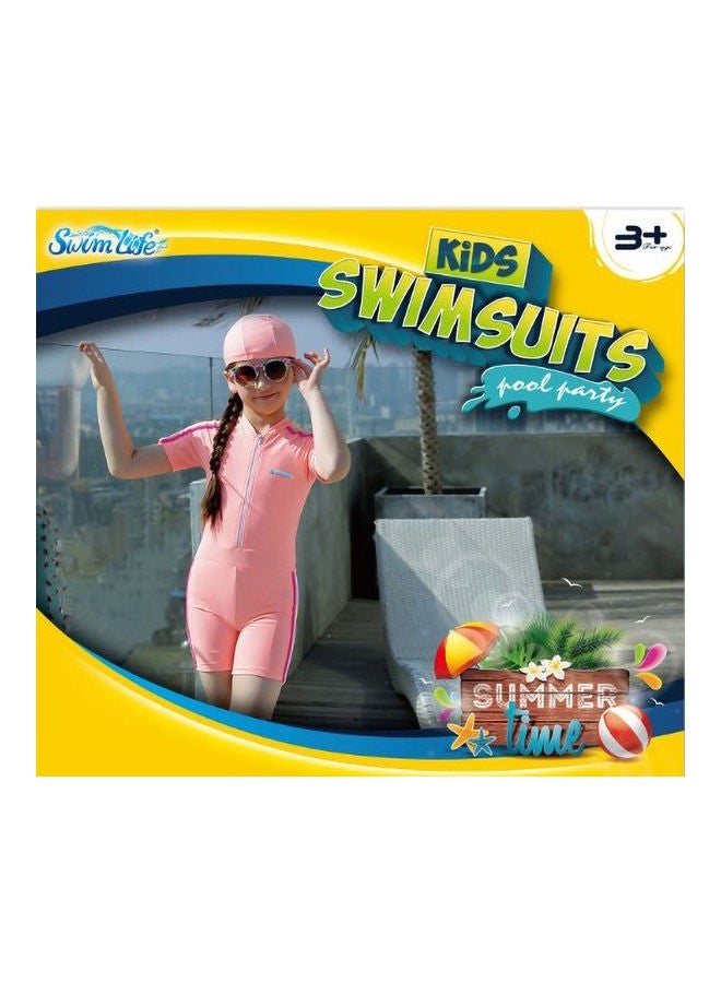 Swim Life Stylish Swimming Dress With Cap - Image 3