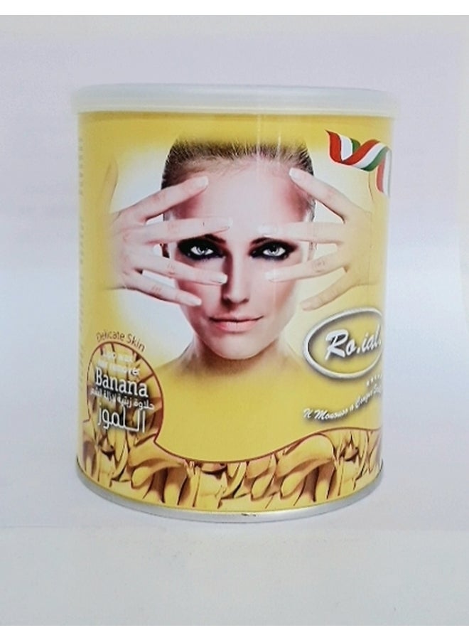 Ro.ial. Banana Depilatory Wax Roll Yellow 600ml - Image 1