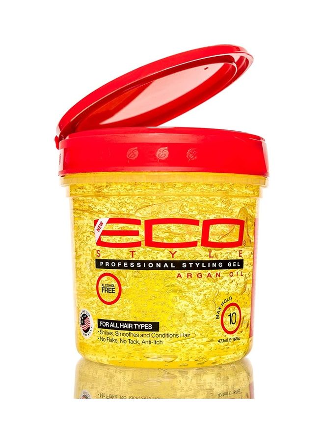 Eco Style Moroccan Argan Oil Styling Gel Yellow 473ml