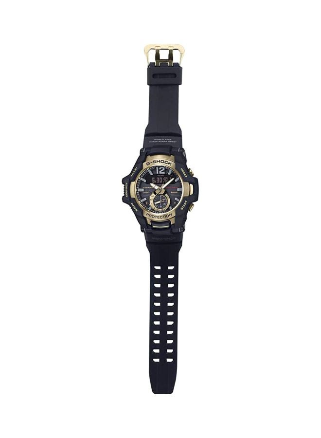 كاسيو ساعة يد جي-شوك بعقارب ورقمية مقاومة للماء طراز GR-B100GB-1ADR - مقاس 54 مم - لون أسود للرجال - Image 5