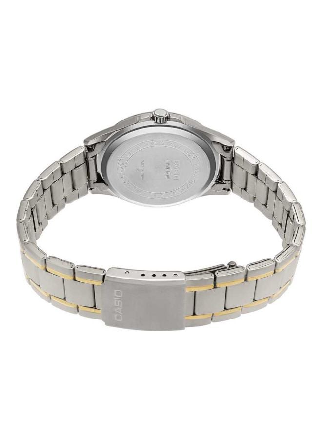 CASIO Men's Enticer Analog Wrist Watch MTP-1381G-1AVDF - 47 mm - Silver/Gold  - Image 2