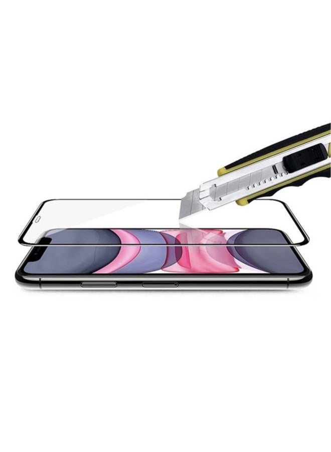AMTCO 3D Tempered Glass Screen Protector For Apple iPhone 12 Max Clear/Black  - Image 3
