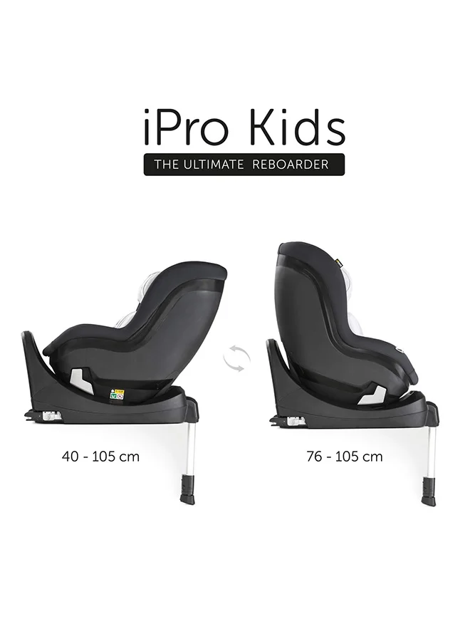 hauck Ipro Kids Set Car Seats, Plus Base, Isize, Rear - Facing From 40 - 105Cm Body Size, Forward - Facing From 76Cm Body Size, 0M To 4Y - Denim