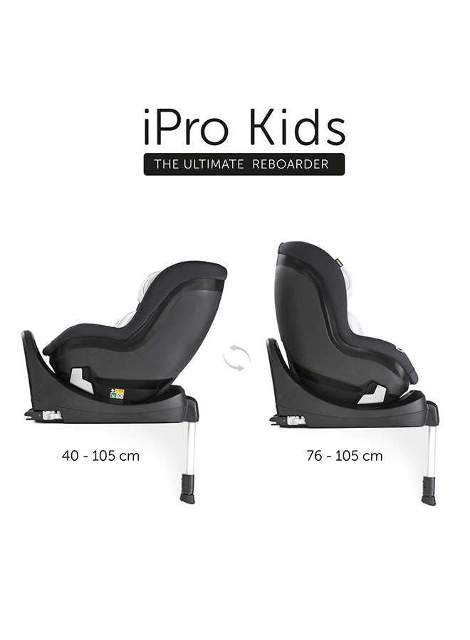 hauck - Ipro Kids Set Car Seats, Plus Base, Isize, Rear - Facing From 40 - 105Cm Body Size, Forward - Facing From 76Cm Body Size, 0M To 4Y - Denim - Image 1