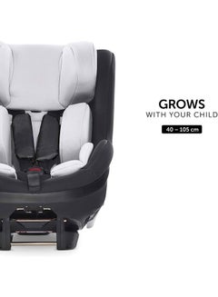 hauck Ipro Kids Set Car Seats, Plus Base, Isize, Rear - Facing From 40 - 105Cm Body Size, Forward - Facing From 76Cm Body Size, 0M To 4Y - Caviar  - Image 5