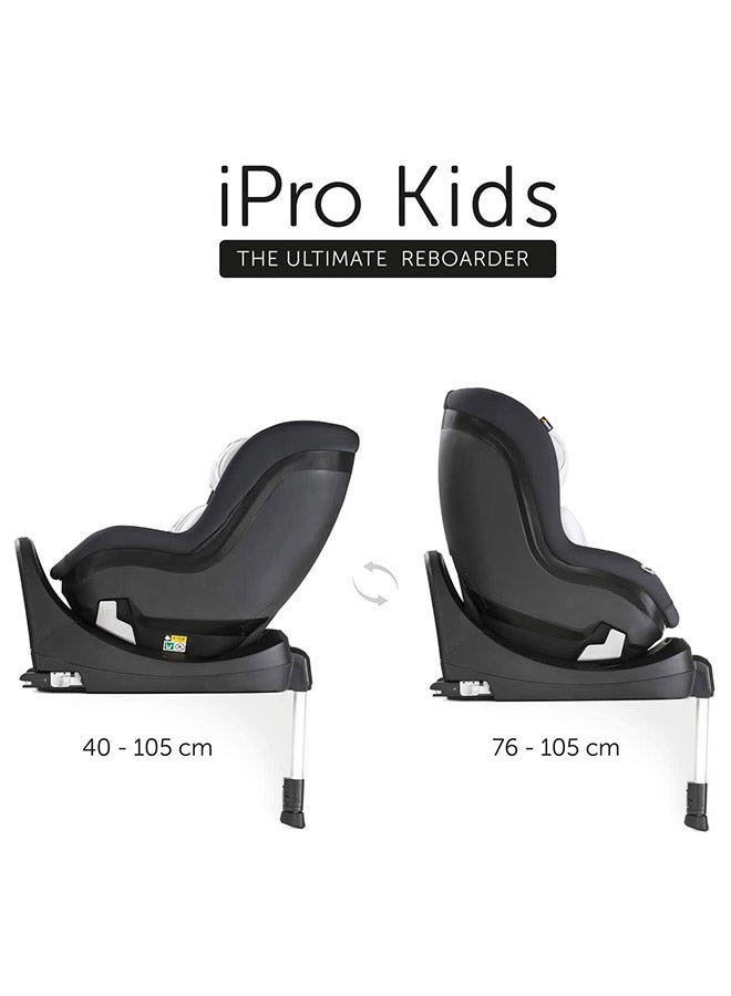 hauck - Ipro Kids Set Car Seats, Plus Base, Isize, Rear - Facing From 40 - 105Cm Body Size, Forward - Facing From 76Cm Body Size, 0M To 4Y - Caviar - Image 1