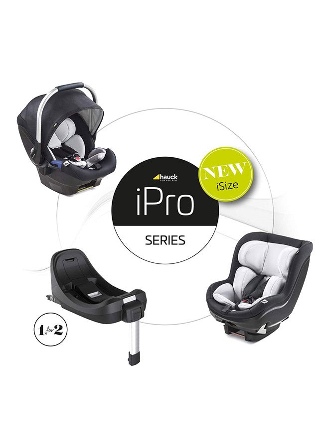 hauck - Ipro Kids Set Car Seats, Plus Base, Isize, Rear - Facing From 40 - 105Cm Body Size, Forward - Facing From 76Cm Body Size, 0M To 4Y - Caviar - Image 1