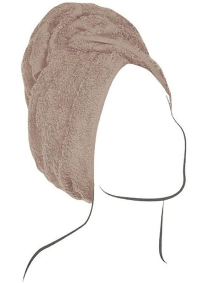 Lushh Cotton Hair Wrap Brown 68x23cm - Image 4