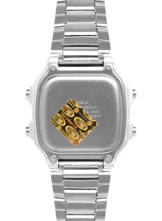 CASIO - Men's Youth Series Quartz Analog-Digital Watch AE-1200WHD-1AVDF - 42 mm - Silver - Image 1