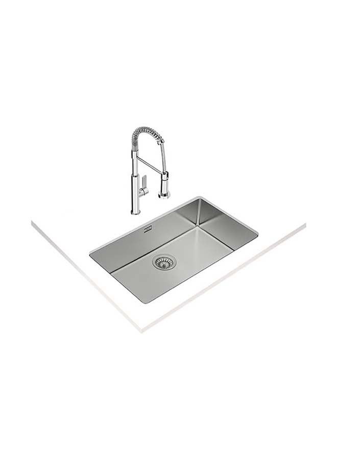 TEKA Be Linea Rs15 71.40 Undermount Stainless Steel Sink With One Bowl Silver 750x440x200mmmm - Image 2